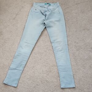 YMI Women's Sky Blue Skinny Jeans